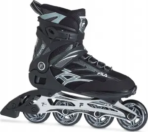FILA Argon 84 skrituļslidas — izmērs 41, melnas/pelēkas, 84 mm riteņi