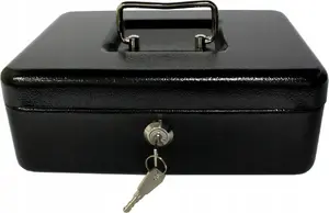 Naudas kaste Metalplus 21533AS_BLACK — melna naudas kasete