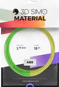 3Dsimo ABS filament, green — 1.75 mm, model G3D3005
