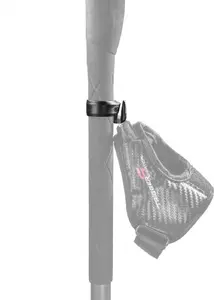 Hook for Leki Traverse TR-V poles — Leki Hak LE Traverse hook, black