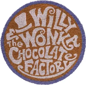 Durvju paklājs Willy Wonka and the Chocolate Factory 50 cm — kāju tīrītājs