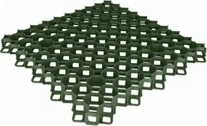 Ground grid panel BRADAS KRMG40GY 40 mm cell, 60×60 cm, green
