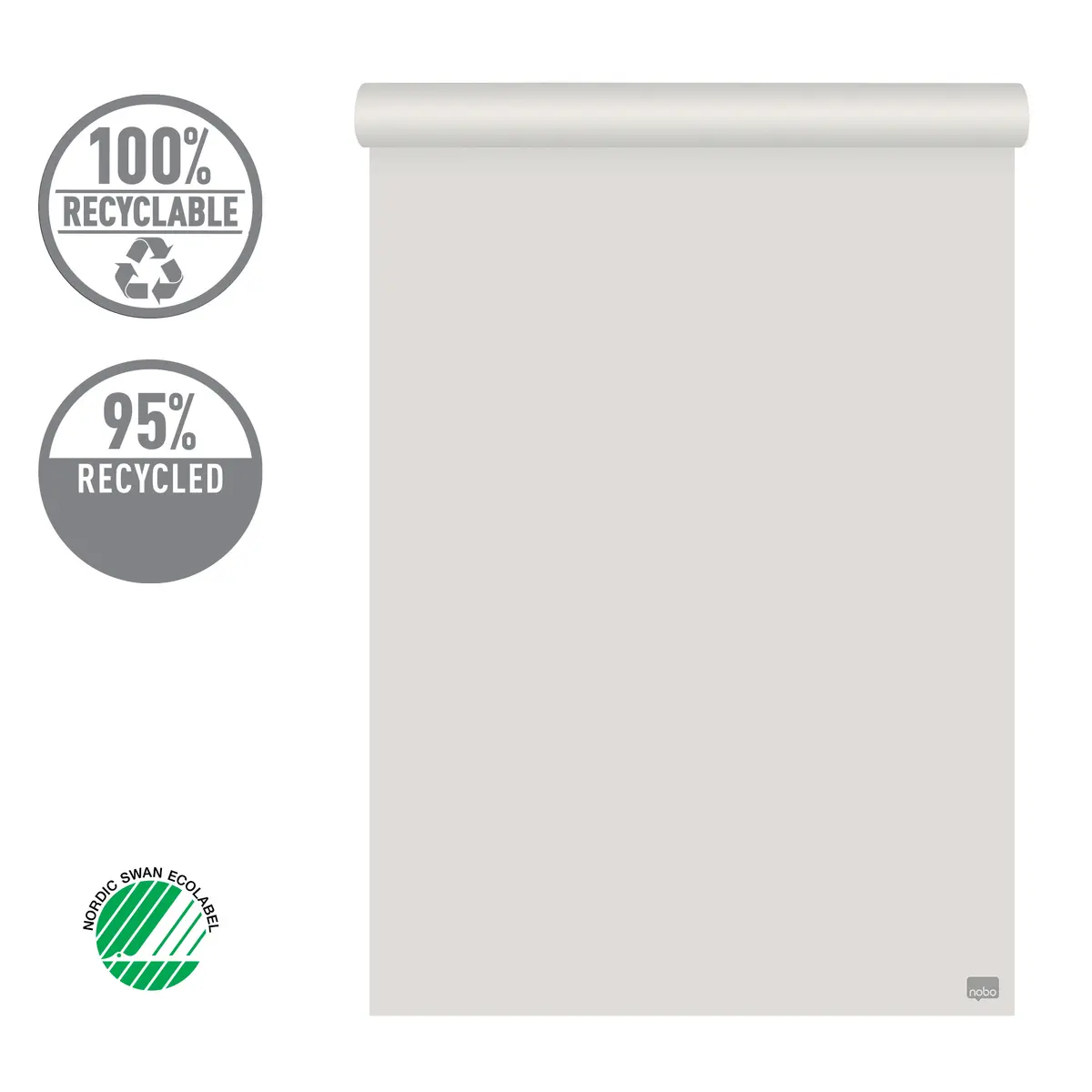 Nobo Recycled Flipchart Pad 58x81cm 2 Pack Photo 5