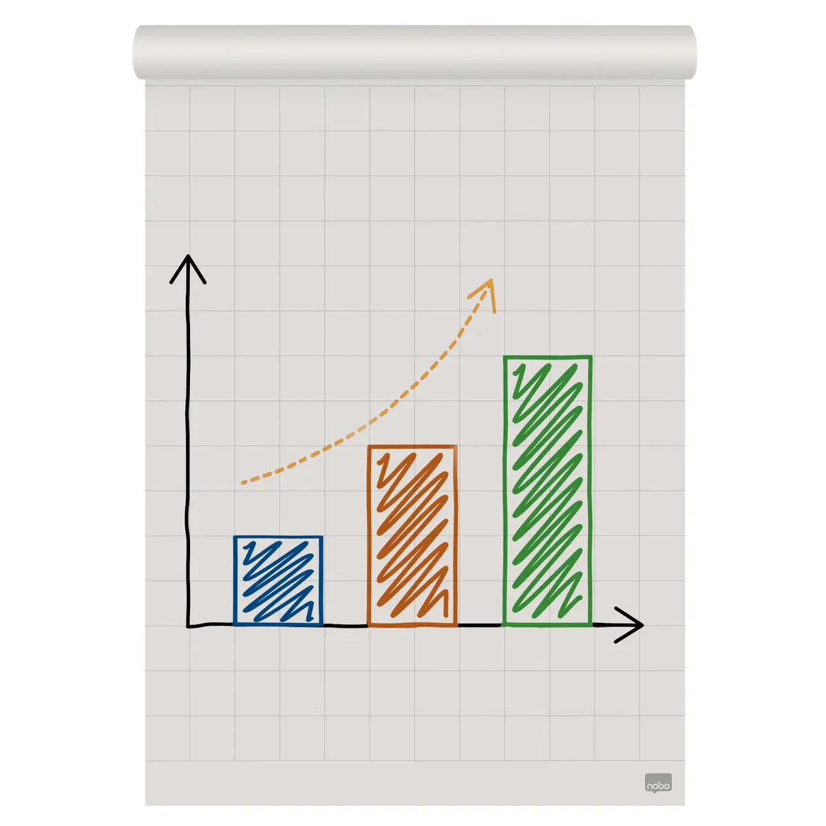 Nobo Recycled Flipchart Pad 58x81cm 2 Pack Photo 7