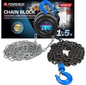 Hand Chain Hoist Forsage F-TRC9015 1.5 t lifting capacity, 3 m chain length