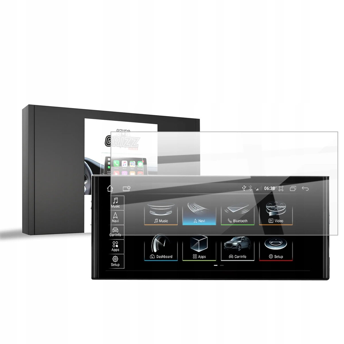 Aizsargplēve GrizzGlass CarDisplay Protection priekš Android