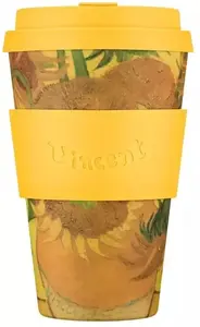 Термокружка Ecoffee cup Van Gogh Museum «Подсолнухи» 400 мл многоразовая на вынос