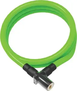 Velosipēda slēdzene ONGUARD 8192GR ar atslēgu trose 8 mm × 150 cm zaļa