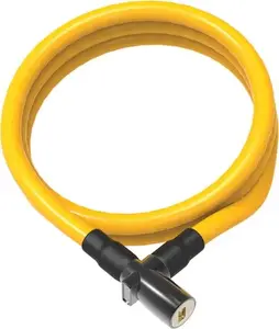 ONGUARD velosipēda atslēga ar atslēgu 8192YL 8 mm x 150 cm dzeltena