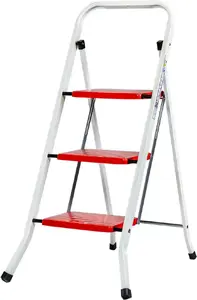Kāpnes MSW ORW3 — 3 pakāpieni, tērauda, platas pakāpes, slodzes kapacitāte 150 kg