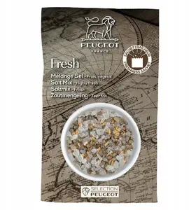 Salt mill PEUGEOT Sól 135 g Fresh Mix — 135 g refill capacity, manual grinder
