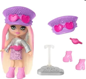 Doll BARBIE Mini BarbieLand Core Dolls Clipstrip – pack of mini Barbie figures