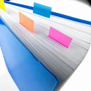 Post-It 680-23 Blank Tab Index Polyester Blue Photo 2