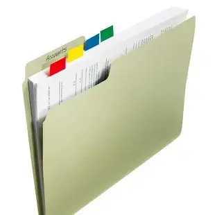 Post-It 680-23 Blank Tab Index Polyester Blue Photo 3