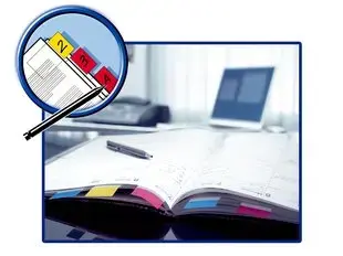 Post-It 680-23 Blank Tab Index Polyester Blue Photo 4