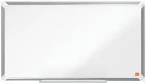 Whiteboard NOBO Premium Plus Widescreen Steel Magnetic 710x400 mm (Working area 696x386 mm)