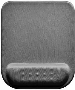 Mouse pad with wrist rest Powerton Ergoline Dark Edition — ergonomic grey foam surface