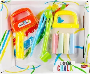 mega creative KREDA CHODNIKOWA 4KOL AKC 35x29x6 MC EDU WB 12 sidewalk chalk set 4 colors