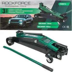 Hydraulic Workshop Jack Rockforce RF-T830011L 3 t, lifting height 135–420 mm