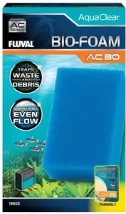 Putupolsteris Exo Terra Bio-Foam priekš AC30 filtra — nomaiņas sūklis