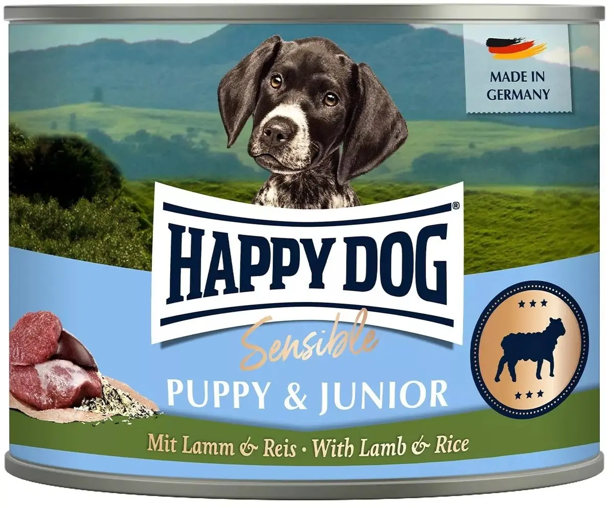 Konservēts suņu barības Happy Dog Sensible