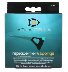 Rezerves sūklīši augiem noņemšanai AQUA DELLA, melni, 9,1×16×1 cm, 2 gab.