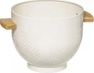 Colander 5_five S7910820 stainless steel — kitchen strainer, round, sink-safe