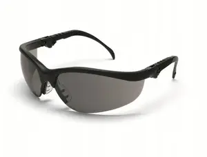 Protective safety glasses MCR Safety Klondike Plus — grey lenses, black frame