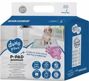 Пеленки для собак Duvo+ PODKŁADY DLA PSA PREMIUM 30 шт 45×60 см Odour Control (MPN 15617)