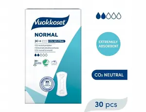 Гигиенические прокладки Vuokkoset NORMAL, 30 шт., одноразовые средства личной гигиены