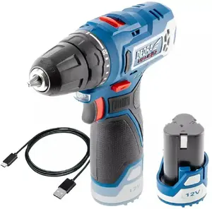 Аккумуляторная дрель-шуруповёрт Dedra DED7310T01 12 В, 1× аккумулятор 2 А·ч