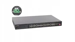 Switch PULSAR SFG128WP-BT — 6-port Gigabit Ethernet with 2x SFP and 4x PoE++