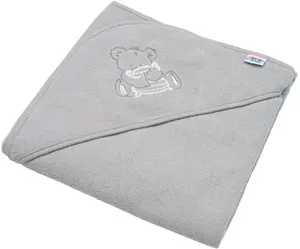 Bath Hooded Towel baby ono NEW BABY Frotte Bear Gray – hooded bath wrap for infants