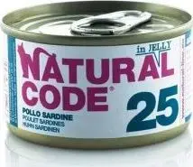 Влажный корм для кошек Natural Line s.r.l Karma mokra 25 желе с курицей и сардинами 85 г