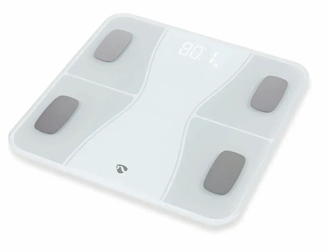 Электронные весы Nedis SmartLife Rectangle White Photo 2