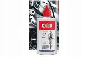 Bike chain lubricant CX80 100 ml wet formula bottle