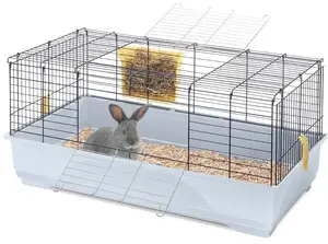 Cage for rodents and rabbits IMAC 100 x 54.5 x 45 cm, light blue