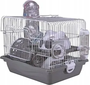 Временная клетка для грызунов Panama Pet PP-50635, 35,5×26,6×27,5 см, бело‑серая
