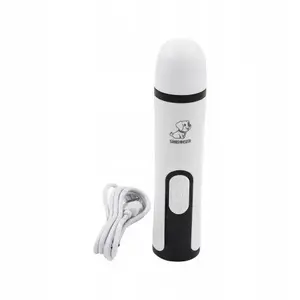 Electric pet nail grinder Barry King BK-14071, white ABS body, USB-powered, 35×35×159 mm