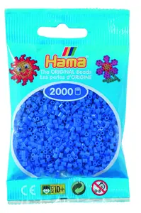 Hama Beads 501-09 Детский набор для творчества REVELL ПВХ Синий 2000 штук 10 лет