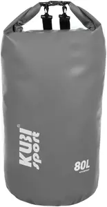 Verk waterproof dry bag for boat and kayak, 80 L, gray
