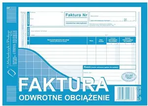 Invoice book Michalczyk & Prokop Faktura VAT A5 reverse charge 109-3E