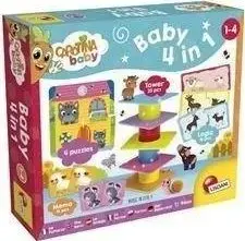 Educational baby game set Lisciani Carotina 4-in-1 — interactive learning pack for infants
