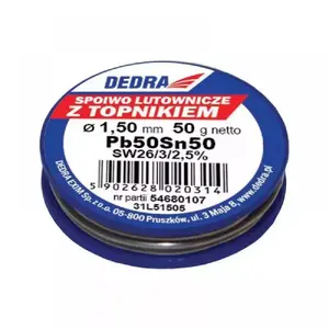 Solder wire Dedra 31L51505, leaded/lead-free unspecified, 31L51505 spool
