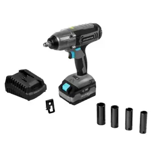 Impact wrench CECOTEC 70012 1/2" drive, 3000 RPM, 400 N·m, 24 V, 4000 mAh, cordless