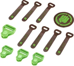 Replacement elements set Coocazoo Leather Irish Green Melange (model 138805)