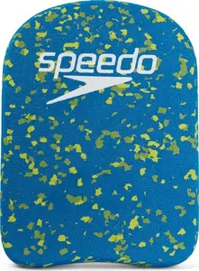 Peldplaukta dēlis Speedo Bloom Kickboard AU — peldtrenniņu dēlis, kāju sitienu prakse, krāsas: nordic teal/atomic lime/olive