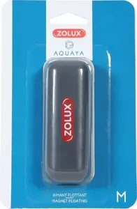 Магнитный очиститель аквариума ZOLUX AQUAYA M — плавающий магнитный очиститель для стекла, модель 334222