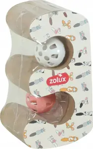 Cat Scratcher ZOLUX CHATOUILLE foldable double with balls and catnip