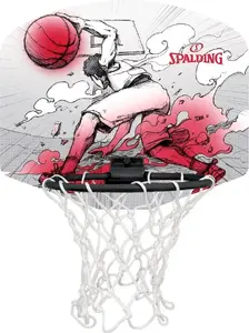 Кольцо для баскетбола с щитом Spalding Sketch MicroMini — компактное запасное кольцо